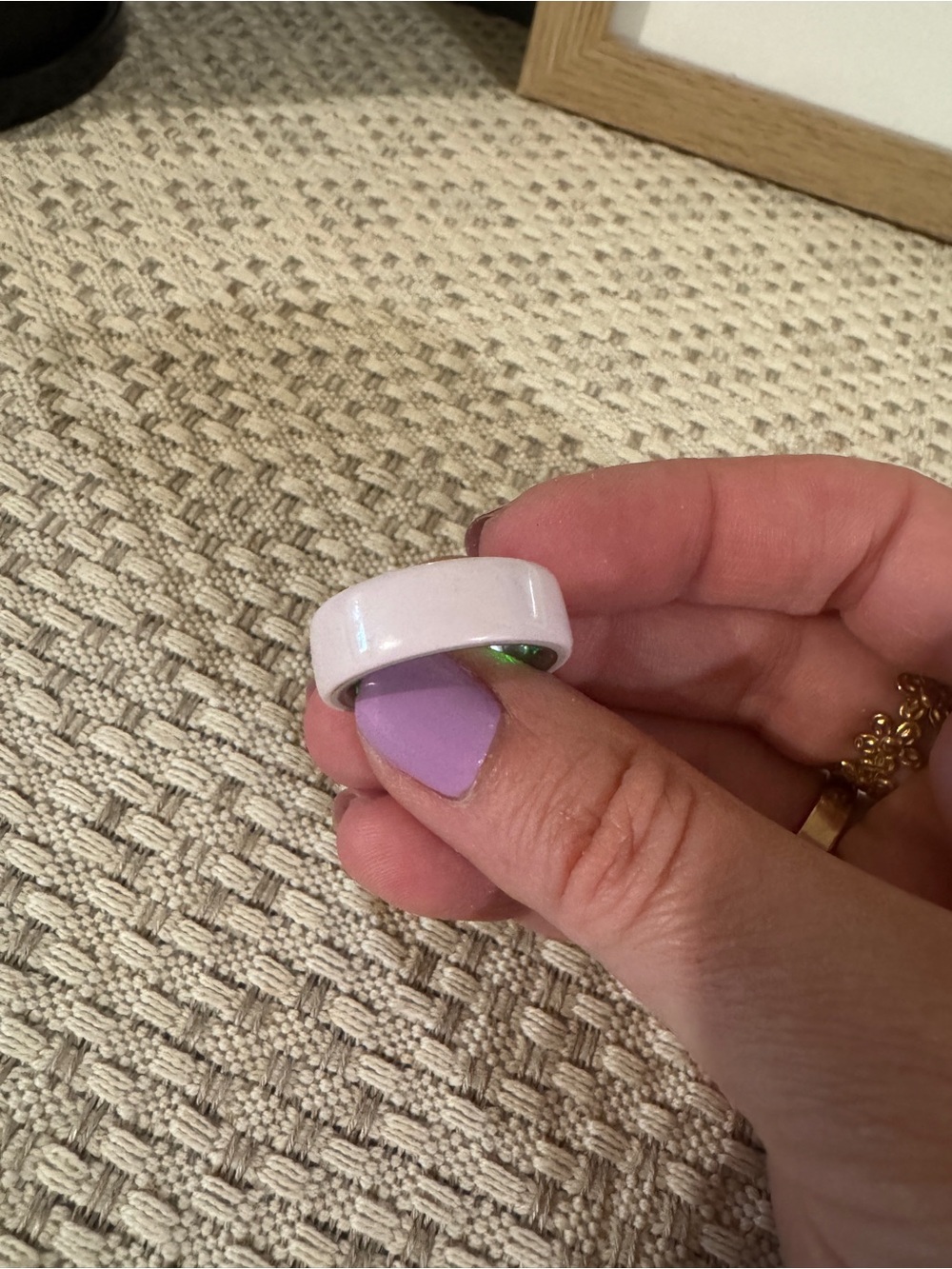 CERAMIC Oura Ring PETAL size 8